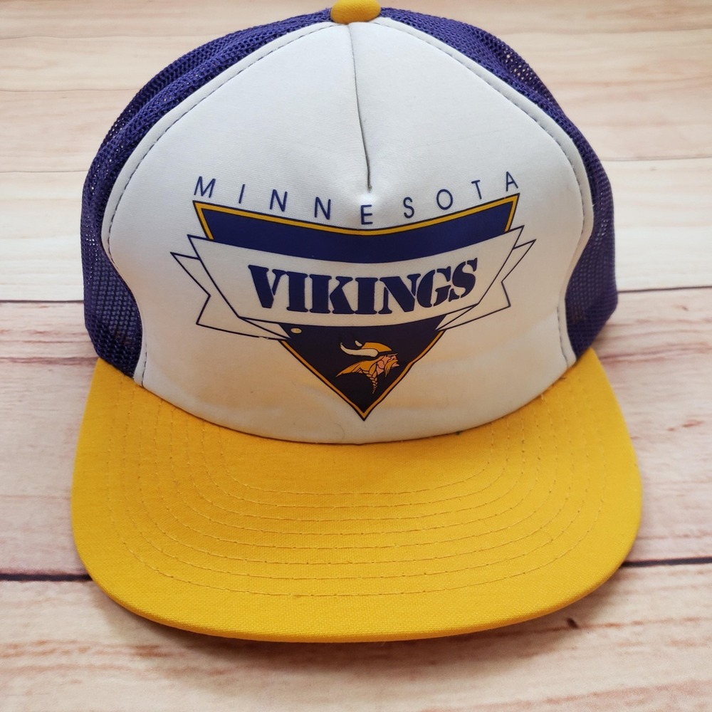 Vintage Minnesota Vikings Hat Cap Snap Back Mens One Size NFL Sports Specialties